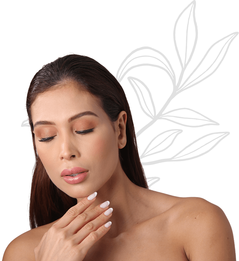 Rostro sereno y piel perfecta tras tratamiento facial.